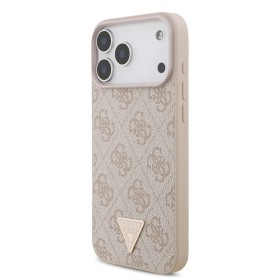 Funda Guess iPhone 17 Pro Rosa MagSafe | 4G Triangle Logo