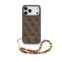 Funda Guess iPhone 17 Pro Marrón MagSafe | 4G Triangle Logo