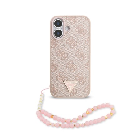 Funda Guess iPhone 17 Rosa MagSafe | 4G Triangle Logo