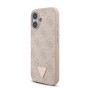 Funda Guess iPhone 17 Rosa MagSafe | 4G Triangle Logo