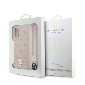 Funda Guess iPhone 17 Rosa MagSafe | 4G Triangle Logo
