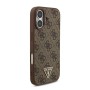 Funda Guess iPhone 17 Marrón MagSafe | 4G Triangle Logo