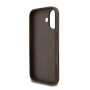 Funda Guess iPhone 17 Marrón MagSafe | 4G Triangle Logo
