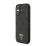 Funda Guess iPhone 17 Negro MagSafe | 4G Triangle Logo