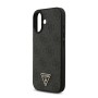 Funda Guess iPhone 17 Negro MagSafe | 4G Triangle Logo