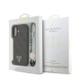 Funda Guess iPhone 17 Negro MagSafe | 4G Triangle Logo