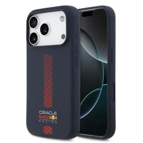 Funda Oficial Oracle Red Bull Racing para iPhone 17 Pro - Edición Powerbar Navy - MagSafe