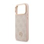 Funda Guess iPhone 17 Pro Max Rosa MagSafe | 4G Strass Logo Gold