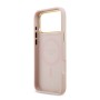 Funda Guess iPhone 17 Pro Max Rosa MagSafe | 4G Strass Logo Gold