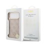 Funda Guess iPhone 17 Pro Max Rosa MagSafe | 4G Strass Logo Gold