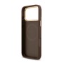 Funda Guess iPhone 17 Pro Max Marrón MagSafe | 4G Strass Logo Gold