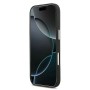 Funda Lacoste iPhone 17 Pro Negra | Bordes Metálicos MagSafe