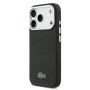 Funda Lacoste iPhone 17 Pro Negra | Bordes Metálicos MagSafe