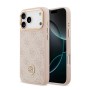 Funda Guess iPhone 17 Pro Rosa MagSafe | 4G Strass Logo Gold
