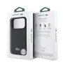 Funda Lacoste iPhone 17 Pro Azul Navy | Textura Petit Piqué MagSafe