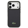 Funda Lacoste iPhone 17 Pro Azul Navy | Textura Petit Piqué MagSafe