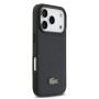 Funda Lacoste iPhone 17 Pro Azul Navy | Textura Petit Piqué MagSafe