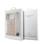 Funda Guess iPhone 17 Pro Max Rosa | Correa Perlas y Logo Metálico | Mayorista