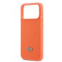Funda Lacoste iPhone 17 Pro Max Naranja | Petit Piqué MagSafe