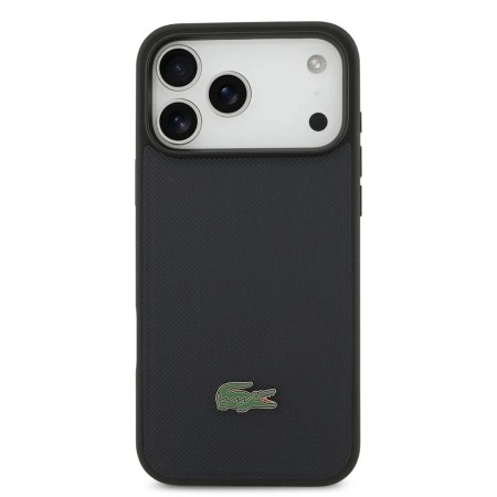 Editar imagen: Funda Lacoste para iPhone 17 Pro Max - MagSafe - Textura Petit Piqué - Azul Navy