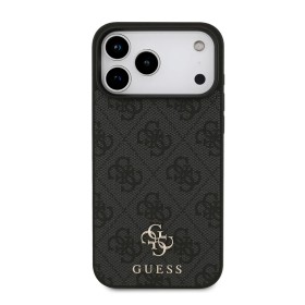 Funda Guess iPhone 17 Pro Max Marrón MagSafe | Small 4G Metal Logo | Wephone