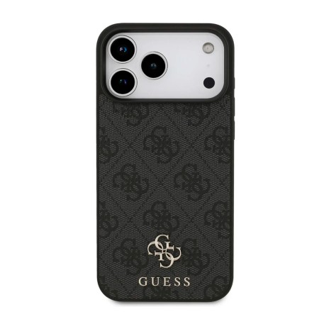 Funda Guess iPhone 17 Pro Max Marrón MagSafe | Small 4G Metal Logo | Wephone
