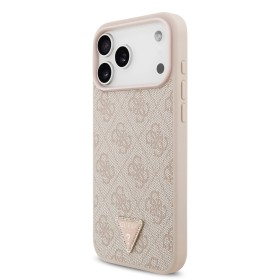 Funda Guess iPhone 17 Pro Rosa MagSafe | 4G Triangle Logo | Mayorista