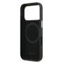Funda Lacoste iPhone 17 Pro Max Negra | Metal Edges MagSafe