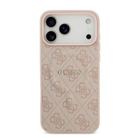 Funda Guess iPhone 17 Pro Max Rosa MagSafe | Logo 4G Classic PU