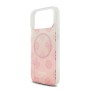 Funda Guess iPhone 17 Pro Max Rosa MagSafe | Gradient Peony & Glitter