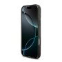Funda Guess iPhone 17 Pro Negro MagSafe | IML Flowers & Pearl Strap