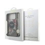 Funda Guess iPhone 17 Pro Negro MagSafe | IML Flowers & Pearl Strap
