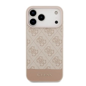 Funda Guess iPhone 17 Pro Max Rosa | 4G Bottom Stripe Eco-Leather