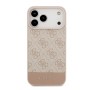 Funda Guess iPhone 17 Pro Max Rosa | 4G Bottom Stripe Eco-Leather