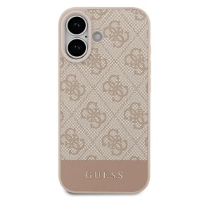 Funda Guess iPhone 17 Rosa | 4G Bottom Stripe Eco-Leather