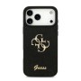 Funda Guess iPhone 17 Pro Max Negro Glitter | Big 4G Logo Dorado