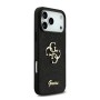 Funda Guess iPhone 17 Pro Max Negro Glitter | Big 4G Logo Dorado