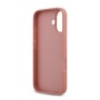 Funda Guess iPhone 17 Rosa Glitter | Big 4G Logo Dorado