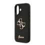 Funda Guess iPhone 17 Negro Glitter | Big 4G Logo Dorado