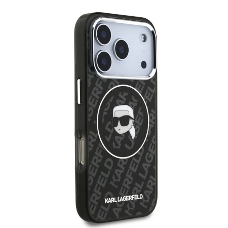 Funda Karl Lagerfeld iPhone 17 Pro Negra MagSafe | Karl Head