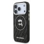 Funda Karl Lagerfeld iPhone 17 Pro Negra MagSafe | Karl Head