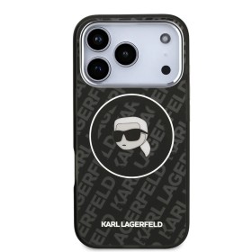 Funda Karl Lagerfeld iPhone 17 Pro Max Negra | Karl Head MagSafe