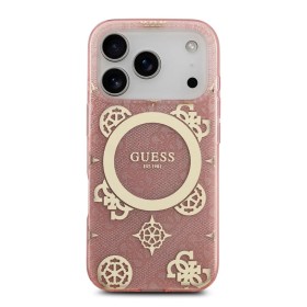 Funda Guess iPhone 17 Pro Max Rosa MagSafe | Peony 4G Pattern