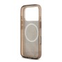 Funda Guess iPhone 17 Pro Max Marrón MagSafe | Peony 4G Pattern