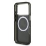 Funda Karl Lagerfeld iPhone 17 Pro Negra Glitter | MagSafe K&C