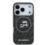 Funda Karl Lagerfeld iPhone 17 Pro Negra Glitter | MagSafe K&C