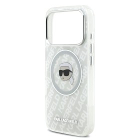 Funda Karl Lagerfeld iPhone 17 Pro Gris | MagSafe y Logo Karl