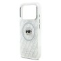 Funda Karl Lagerfeld iPhone 17 Pro Gris | MagSafe y Logo Karl
