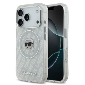 Funda Karl Lagerfeld para iPhone 17 Pro - MagSafe - Gris - Karl Head Pattern