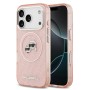 Funda Karl Lagerfeld iPhone 17 Pro Max Rosa Glitter | MagSafe